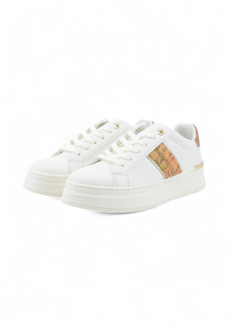 ALVIERO MARTINI Sneakers Donna Bianco Beige Strass 21390289-PE25-X013