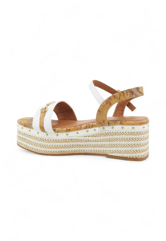 ALVIERO MARTINI Sandali Zeppa Donna Bianco Beige 1114662A-PE25-0900