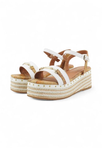 ALVIERO MARTINI Sandali Zeppa Donna Bianco Beige 1114662A-PE25-0900
