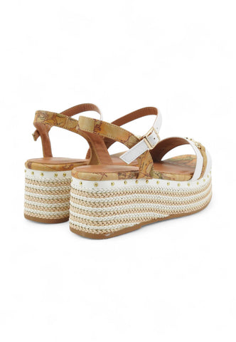 ALVIERO MARTINI Sandali Zeppa Donna Bianco Beige 1114662A-PE25-0900