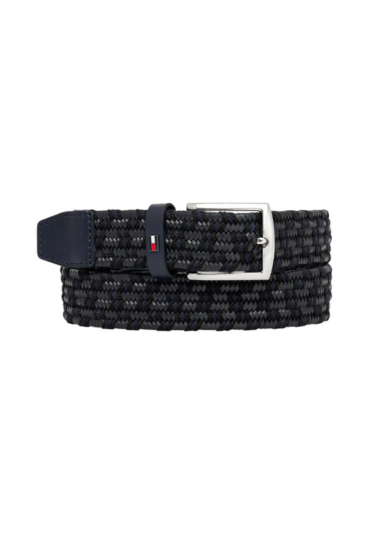 TOMMY HILFIGER Cintura Uomo Blu Nero AM0AM13375-DW6-PE25