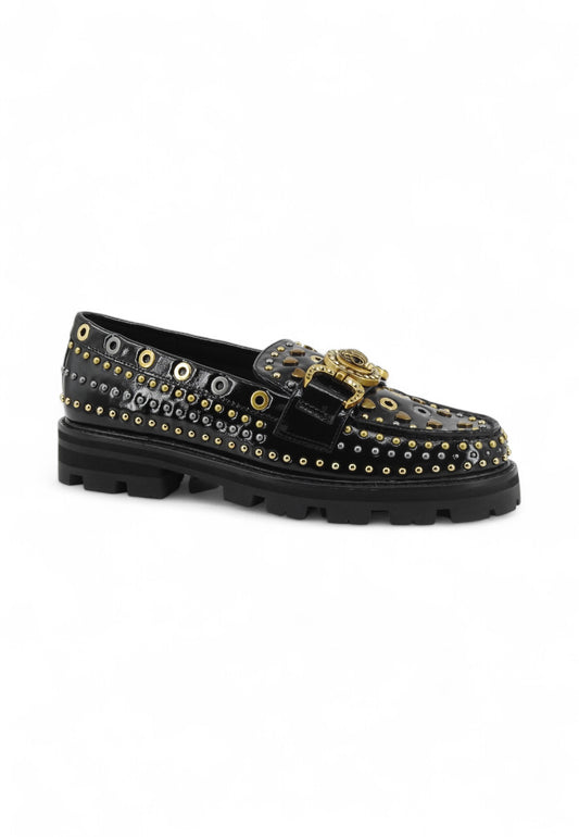 KURT GEIGER Mocassini Donna Nero Borchie 4737405309-AI26