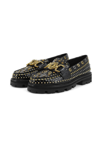 KURT GEIGER Mocassini Donna Nero Borchie 4737405309-AI26