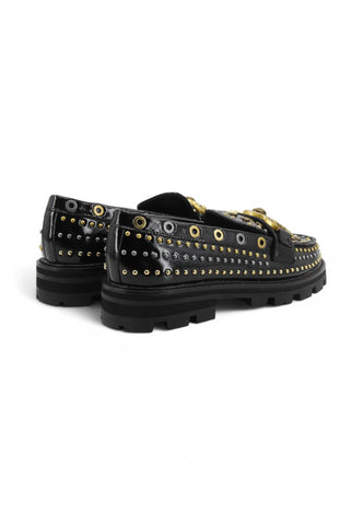 KURT GEIGER Mocassini Donna Nero Borchie 4737405309-AI26