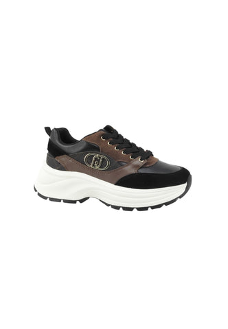 LIU JO Sneakers Donna Nero Marrone BF5035PX740S1033-AI26
