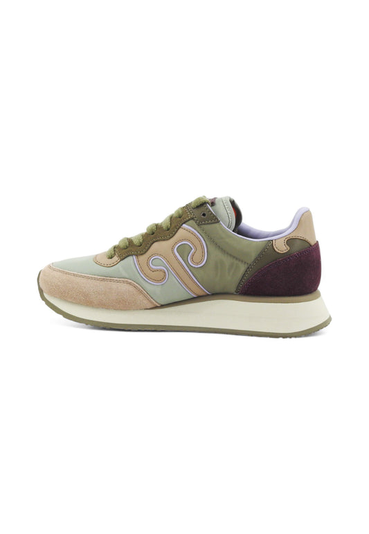 WUSHU Sneakers Donna Verde Viola Beige 100003-000609-AI26