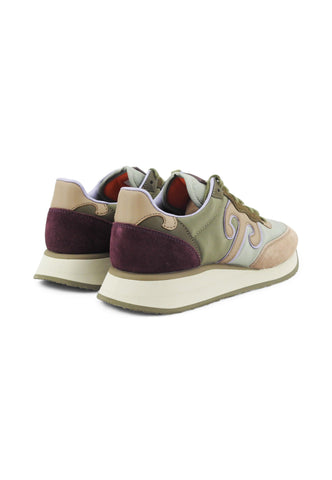 WUSHU Sneakers Donna Verde Viola Beige 100003-000609-AI26
