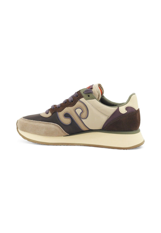 WUSHU Sneakers Donna Beige Marrone Beige Viola 100003-000607-AI26