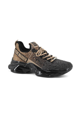 STEVE MADDEN Sneakers Donna Nero Beige Strass SMPMISTICA-BG7-AI26