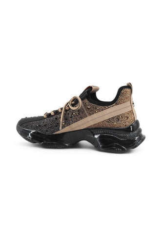 STEVE MADDEN Sneakers Donna Nero Beige Strass SMPMISTICA-BG7-AI26