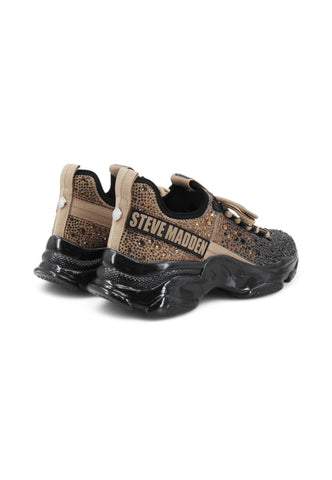 STEVE MADDEN Sneakers Donna Nero Beige Strass SMPMISTICA-BG7-AI26