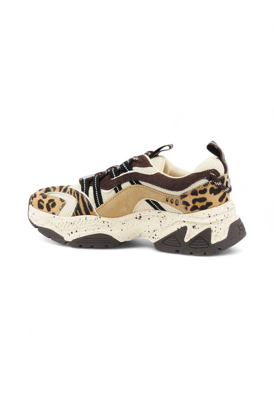 STEVE MADDEN Sneakers Donna Marrone Beige Animalier SMPANIMATES-L-BLE-AI26