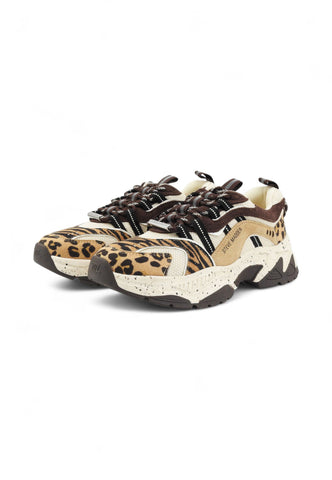 STEVE MADDEN Sneakers Donna Marrone Beige Animalier SMPANIMATES-L-BLE-AI26