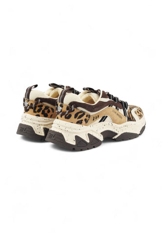 STEVE MADDEN Sneakers Donna Marrone Beige Animalier SMPANIMATES-L-BLE-AI26