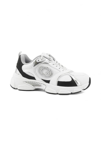 GUESS Sneakers Donna Bianco Nero FLTIBIELE12-AI26-WHBLK