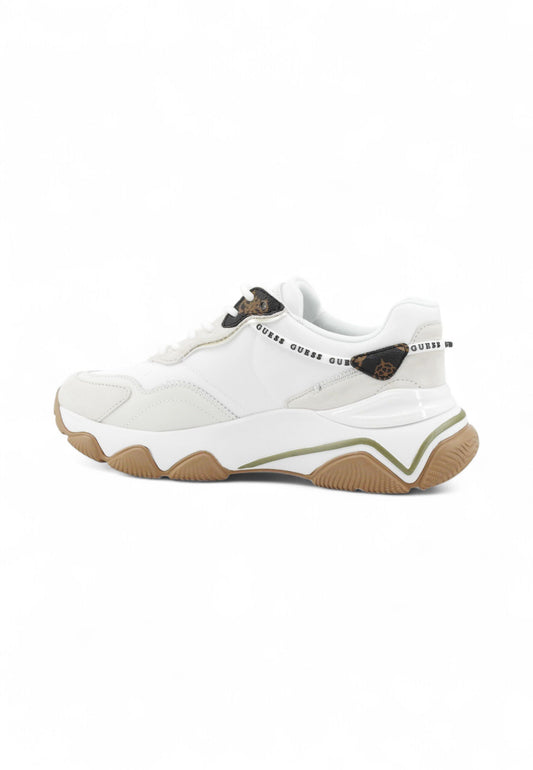 GUESS Sneakers Donna Bianco Beige FL7MICFAL12-AI26-WHITE