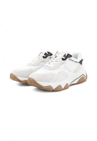 GUESS Sneakers Donna Bianco Beige FL7MICFAL12-AI26-WHITE