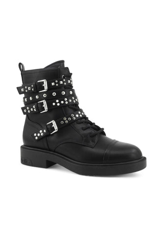 GUESS Stivaletti Donna Nero Borchie FLTFYNELE10-AI26-BLACK