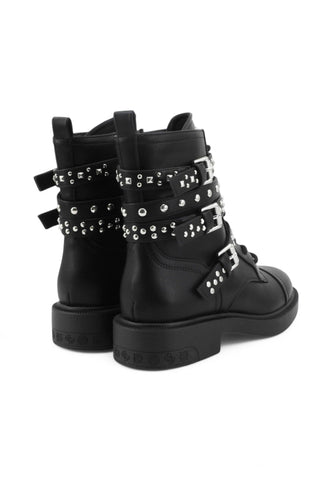 GUESS Stivaletti Donna Nero Borchie FLTFYNELE10-AI26-BLACK