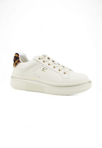CAFE NOIR Sneakers Donna Bianco Animalier C1DS1018-AI26-W093