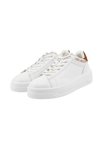 LOVE MOSCHINO Sneakers Donna Bianco Marrone JA15525G1NIA510D-AI26