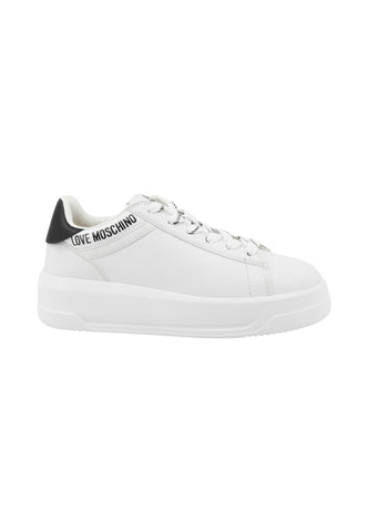 LOVE MOSCHINO Sneakers Donna Bianco Nero JA15525G1NIA110A-AI26