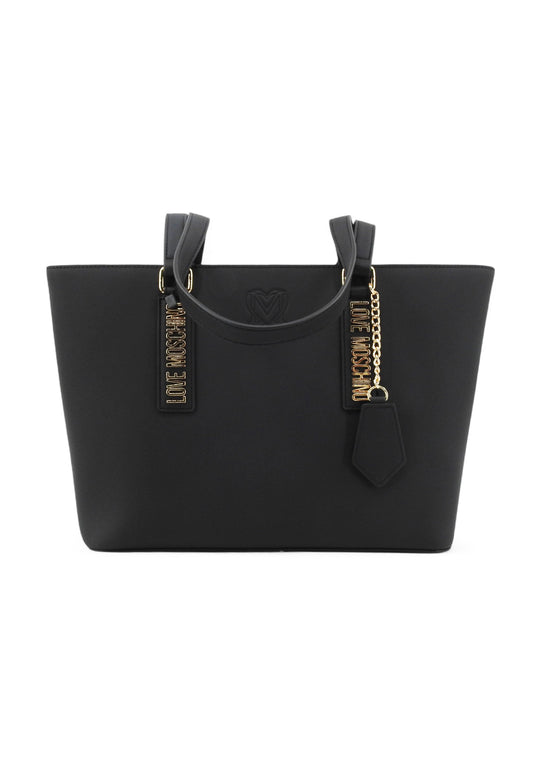 LOVE MOSCHINO Borsa Shopper Donna Nero Oro JC4292PP1NL1500A-AI26