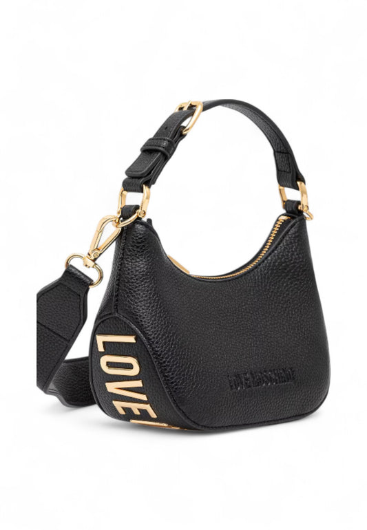 LOVE MOSCHINO Borsa A Spalla Donna Nero Oro JC4019PP1NLT0000-AI26