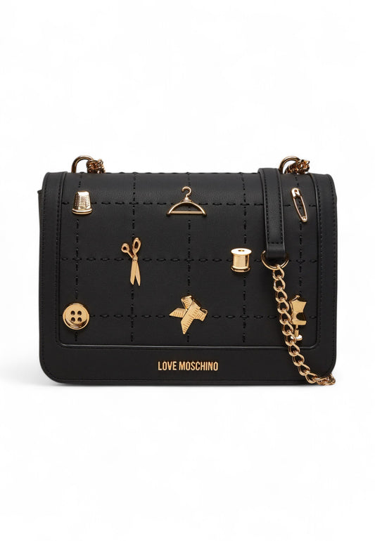 LOVE MOSCHINO Borsa a spalla Donna Nero JC4065PP1LLI0000-AI26