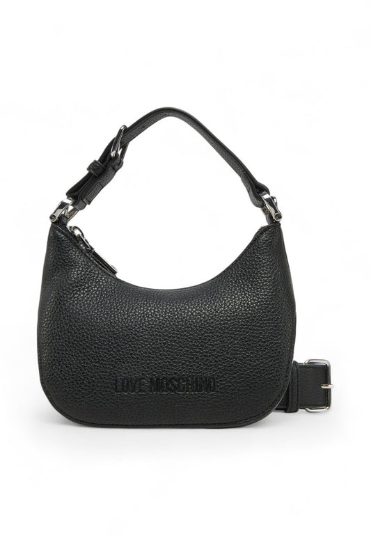 LOVE MOSCHINO Borsa A Spalla Donna Nero Argento JC4019PP1NLT000B-AI26
