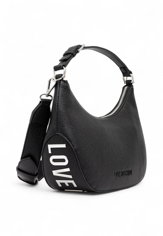 LOVE MOSCHINO Borsa A Spalla Donna Nero Argento JC4018PP1NLT000B-AI26
