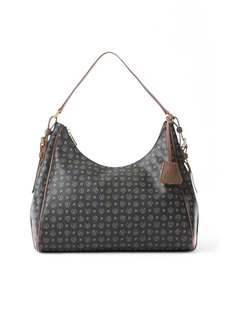 POLLINI Borsa Shopper Donna Nero Marrone TE8532PP0LQ1100D-AI26