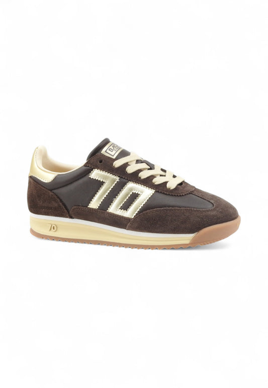 BACK 70 Sneakers Donna Marrone Oro 108009-000040-AI26