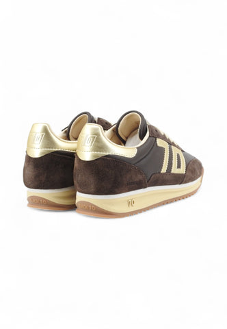 BACK 70 Sneakers Donna Marrone Oro 108009-000040-AI26