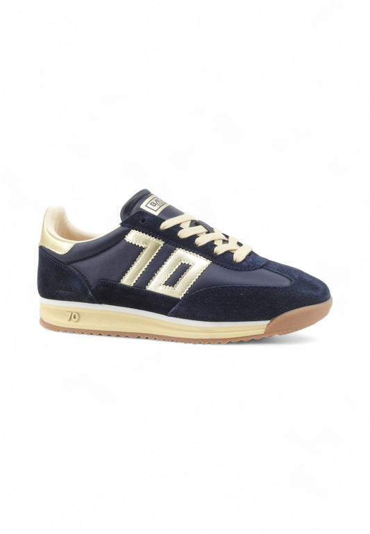 BACK 70 Sneakers Donna Blu Oro 108009-000041-AI26
