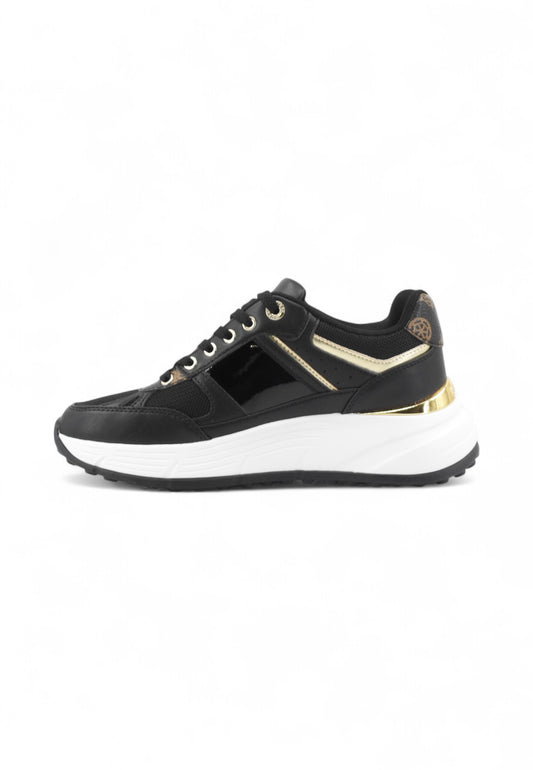 GUESS Sneakers Donna Nero Oro FLTFONFAB12-AI26-BLACK