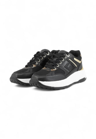 GUESS Sneakers Donna Nero Oro FLTFONFAB12-AI26-BLACK