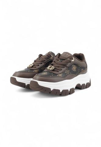 GUESS Sneakers Donna Marrone FLFBRTPEL12-AI26-BROWN