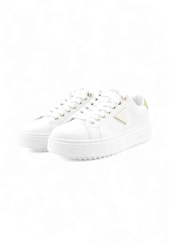 GUESS Sneakers Donna Bianco Oro FLJD12LEA12-AI26-WHIGO
