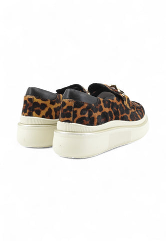 CAFE NOIR Mocassini Donna Nero Animalier C1DS1011-AI26-S006