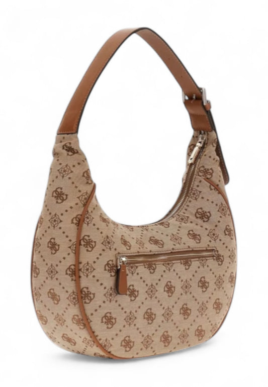 GUESS Borsa A Spalla Donna Beige Marrone HWJP9654020-AI26-LTL