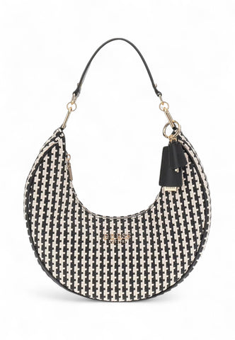 GUESS Borsa A Spalla Donna Nero Beige HWWG9631020-AI26-BML