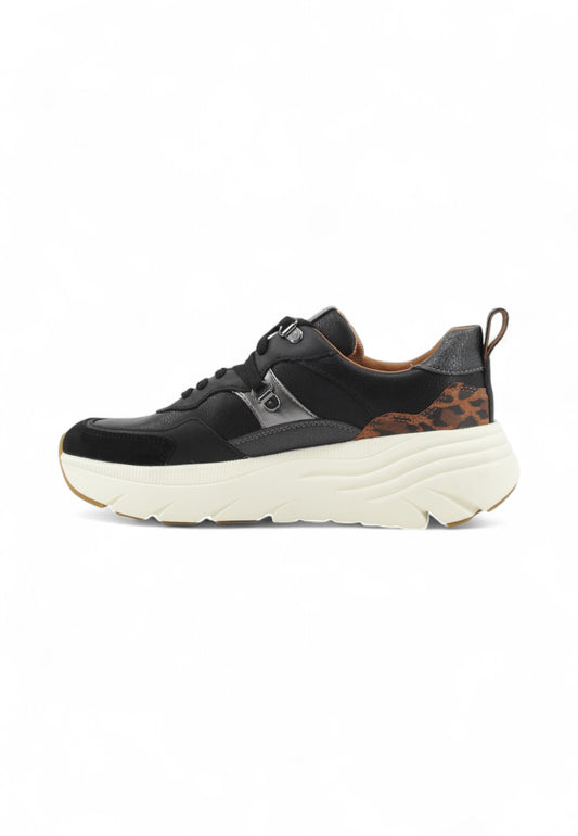 GEOX Sneakers Donna Nero Animalier D36UFE5485-AI26-C9209
