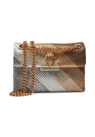 KURT GEIGER Borsa Tracolla Donna Oro Argento Strass 2051265609-AI26