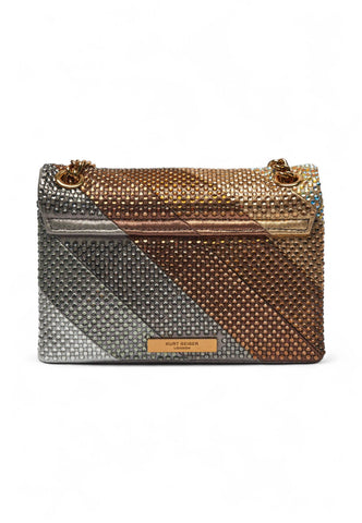 KURT GEIGER Borsa Tracolla Donna Oro Argento Strass 2051265609-AI26
