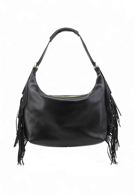 CAFE NOIR Borsa Shopper Donna Nero Frange C3NE0933-AI26-N001