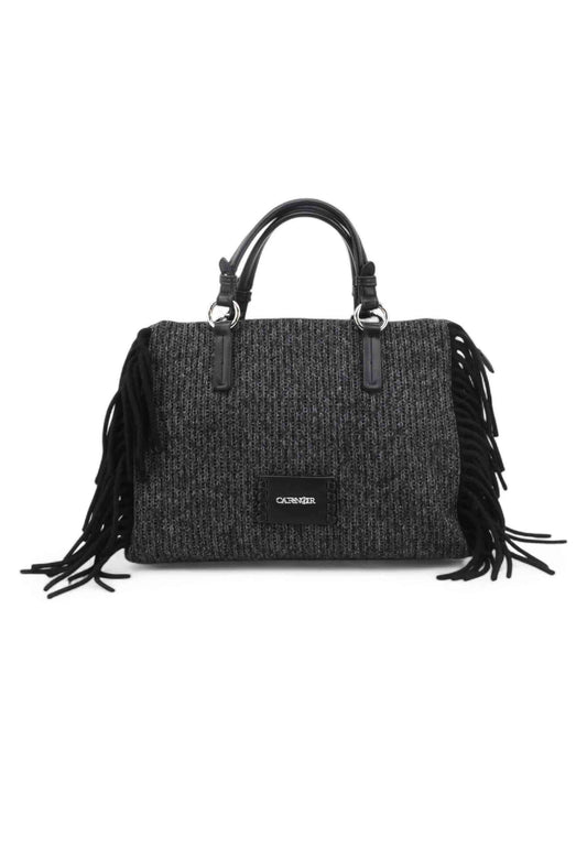 CAFE NOIR Borsa A Mano Donna Nero Frange C3NO0924-AI26-N001