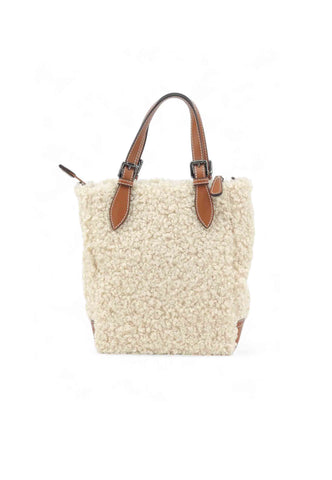 CAFE NOIR Borsa A Mano Donna Beige Marrone C3NF0920-AI26-Q007