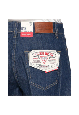GUESS Jeans A Palazzo Donna Blu Denim W5BA2UD002A-AI26-D4IR