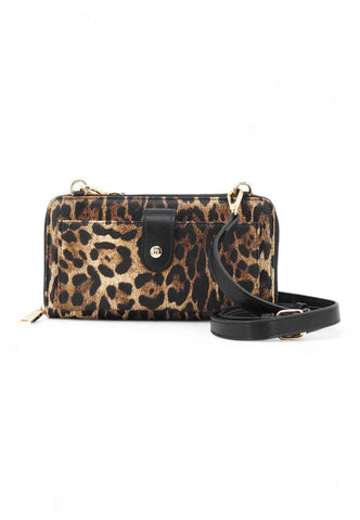 CAFE NOIR Portafogli Donna Animalier Nero Marrone C4AY0906-AI26-N079